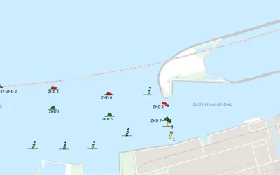 Nieuwe vaarroute bij Moerdijk niet voor recreatievaart