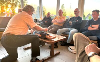 Reanimatietraining in het havenkantoor